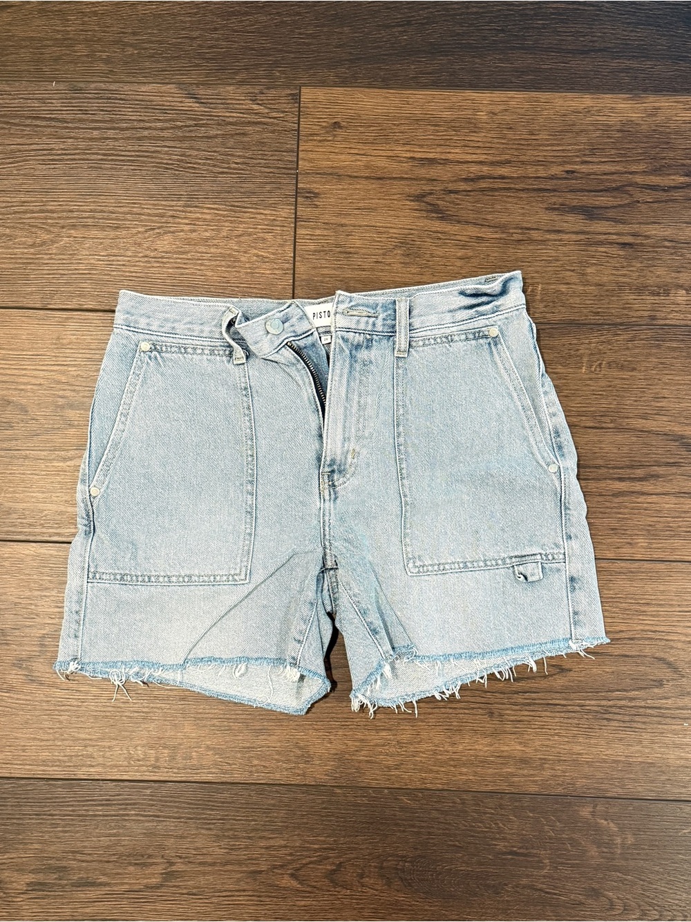pistola Light Blue Denim Jean Shorts Sz 26